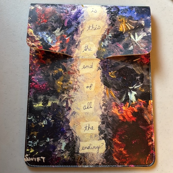 13” Laptop Sleeve Case Taylor Swift Reputation Poem King of My Heart Swiftie - Picture 1 of 8